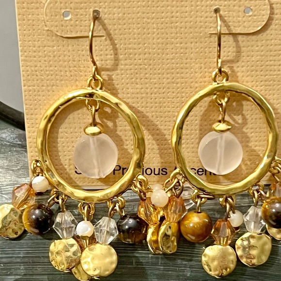 Lauren Ralph Lauren Women’s Textured Metal Hoop Earrings - Picture 6 of 13